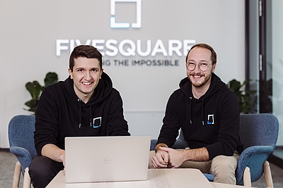 Five-Square-Gründer Hans-Peter Pichler (li) und Patrick Haidinger © FiveSquare